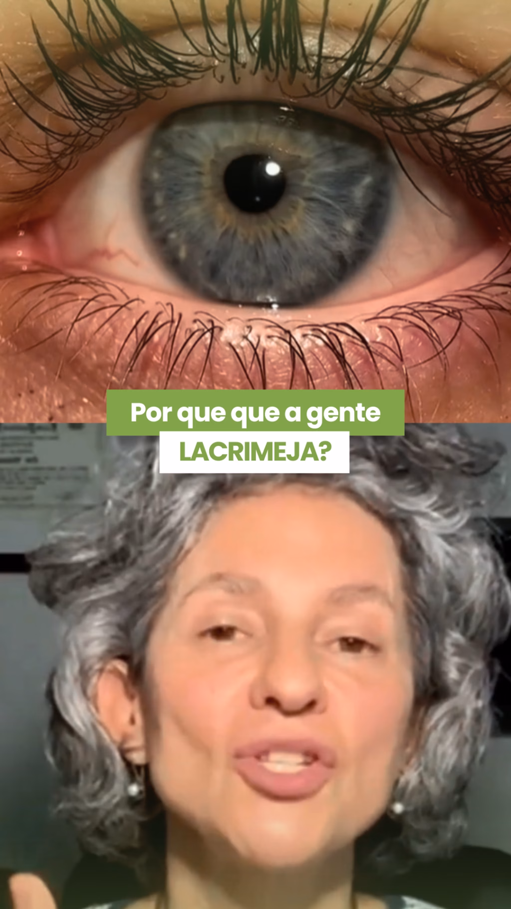 por que os olhos lacrimejam